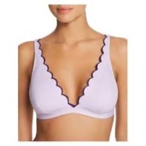 Kate Spade high-waisted scalloped bikini